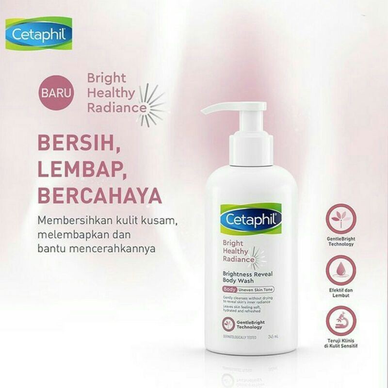 Cetaphil Healthy Radiance Brightness Reveal Body Wash 245ml