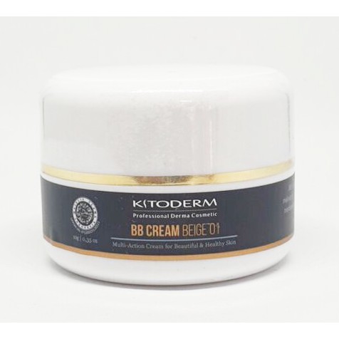 Kitoderm BB Cream Beige 01 10gr Original / Alas Bedak Warna Beige BPOM Aman