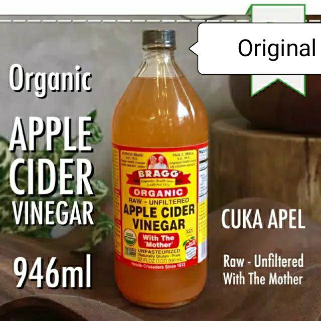 

Bragg Apple Cider Vinegar (Cuka Apel) Pure 946ml