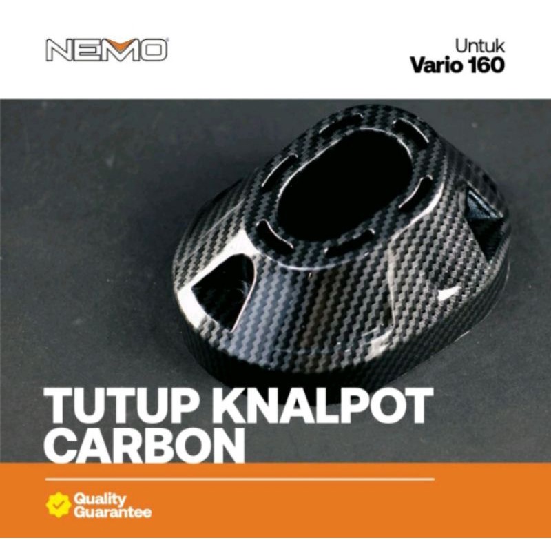 corong kenalpot carbon Vario 160 new 160 2021 carbon nemo