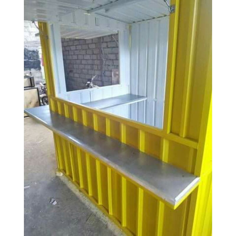 rombong aluminium booth container dan rombong kayu