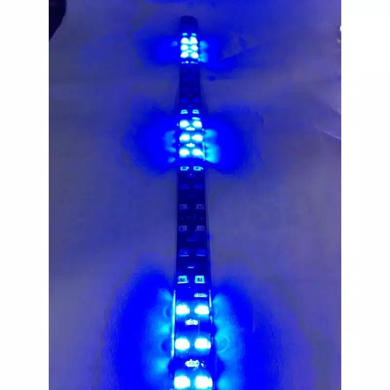 LAMPU LED STRIP RUNNING FLEXIBEL 54LED 30CM WATERPROOF 12-24V MOTOR MOBIL TRUK