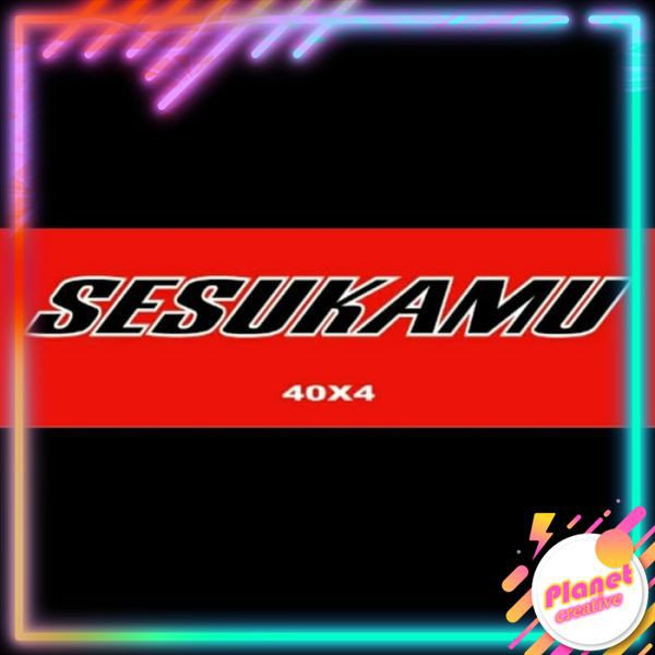 

Stiker Nama Pengganti Merk Sepeda (Cutting Sticker) ukuran 40 x 4 cm