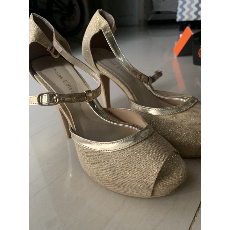 (preloved) wedding heels by Nicholas Edison