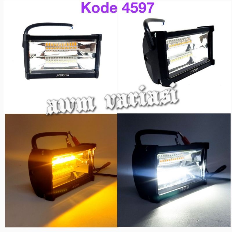 Lampu Tembak 24Mata Led Cwl 4597 2Warna White Yellow