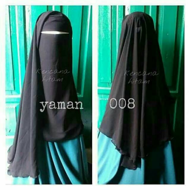 Cadar yaman saudi niqob purdah poni