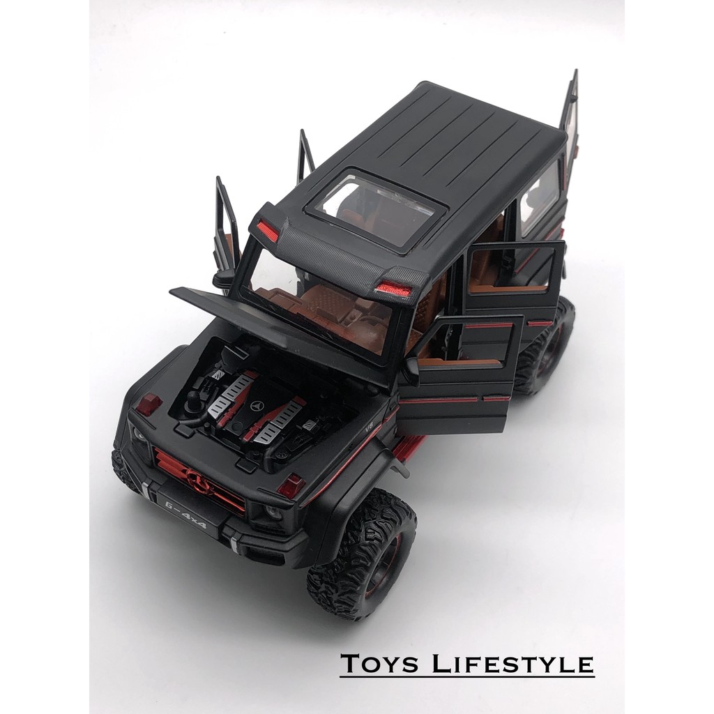 Mainan Mobil Diecast Mercedes G Class Off Road 1:32 (Hitam)