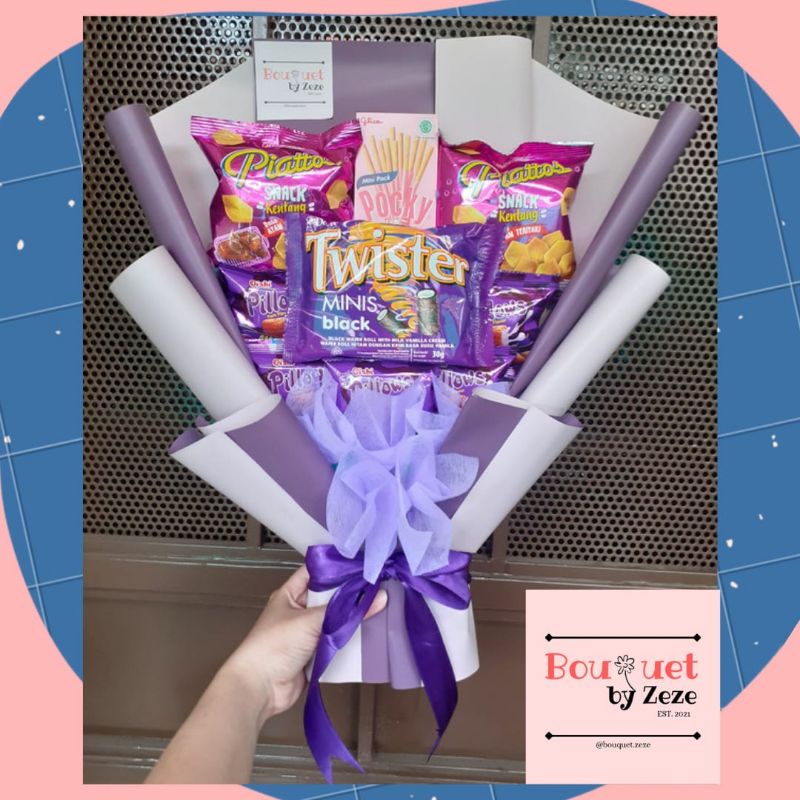 

Snack bouquet| Bouquet snack| Kado wisuda
