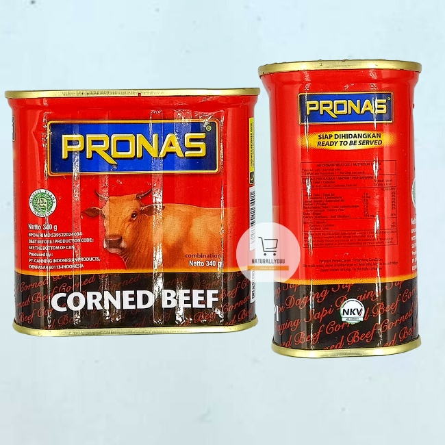 

Pronas corned beef / kornet daging sapi 340gram 340 gr