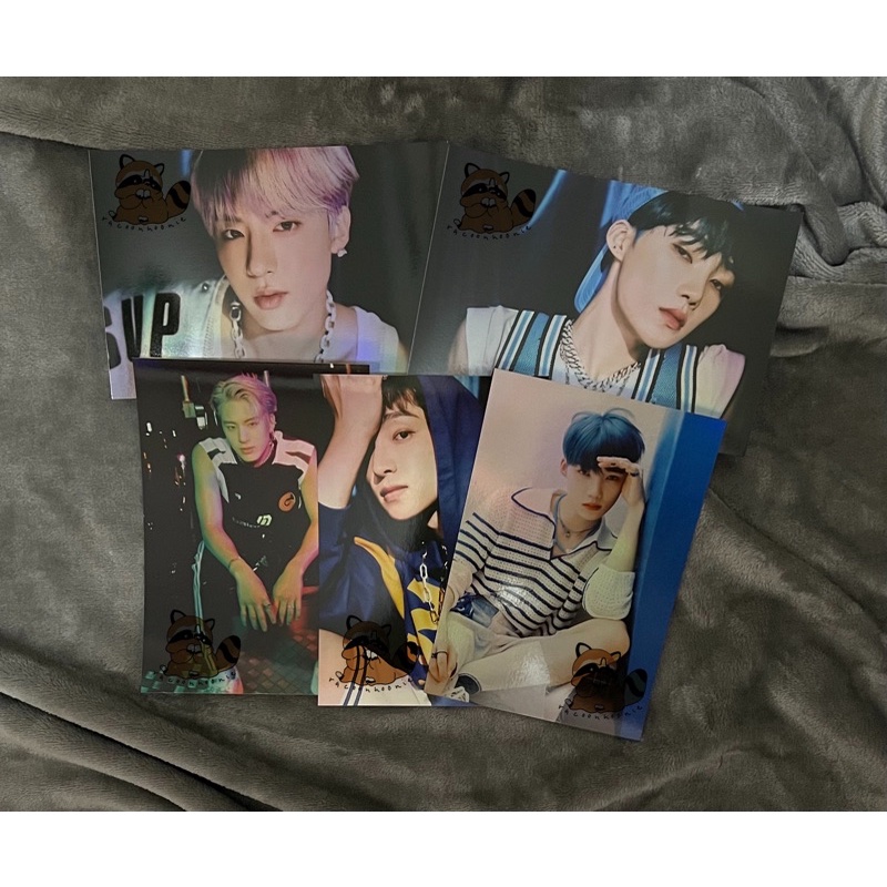 postcard tbz new sangyeon eric bang kick splash the boyz tr thrill-ing thrill ride