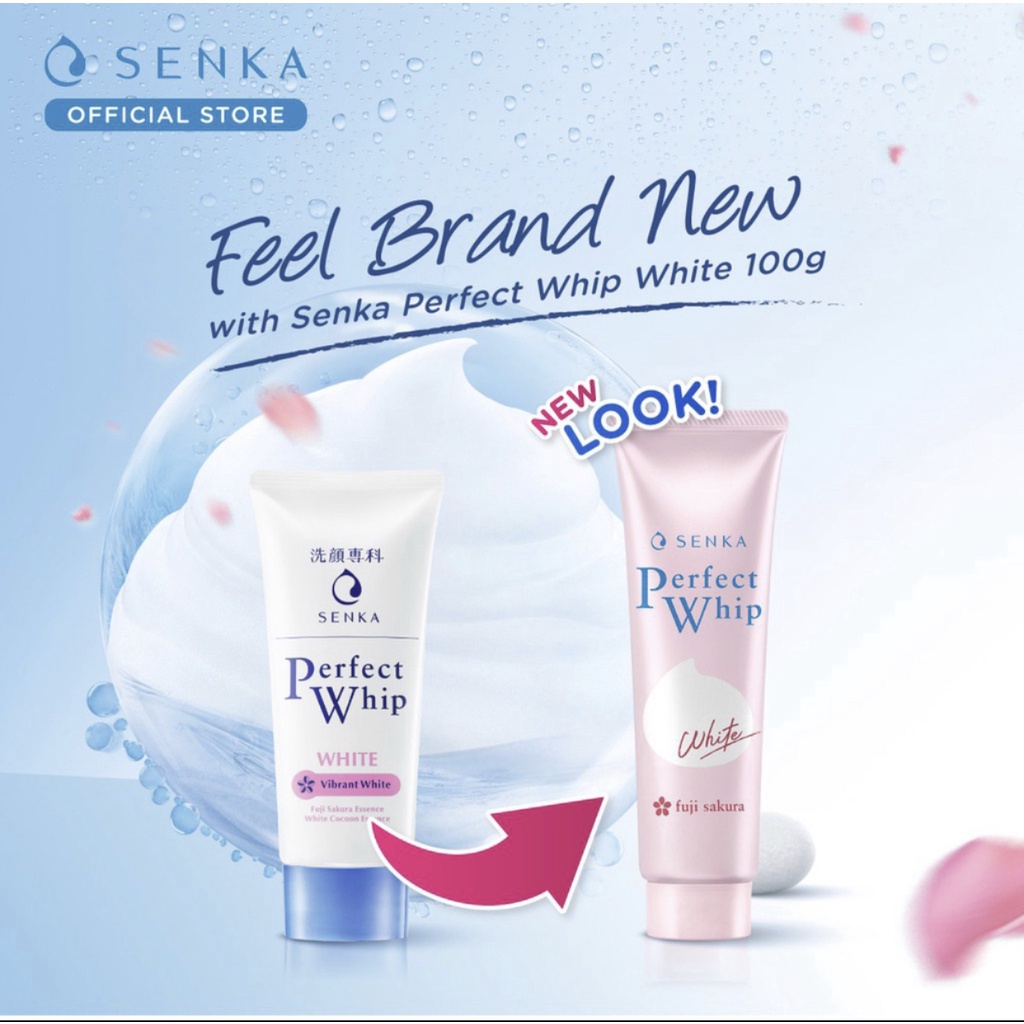 SENKA Perfect Whip Vibrant White Facial Foam 100g 50gr