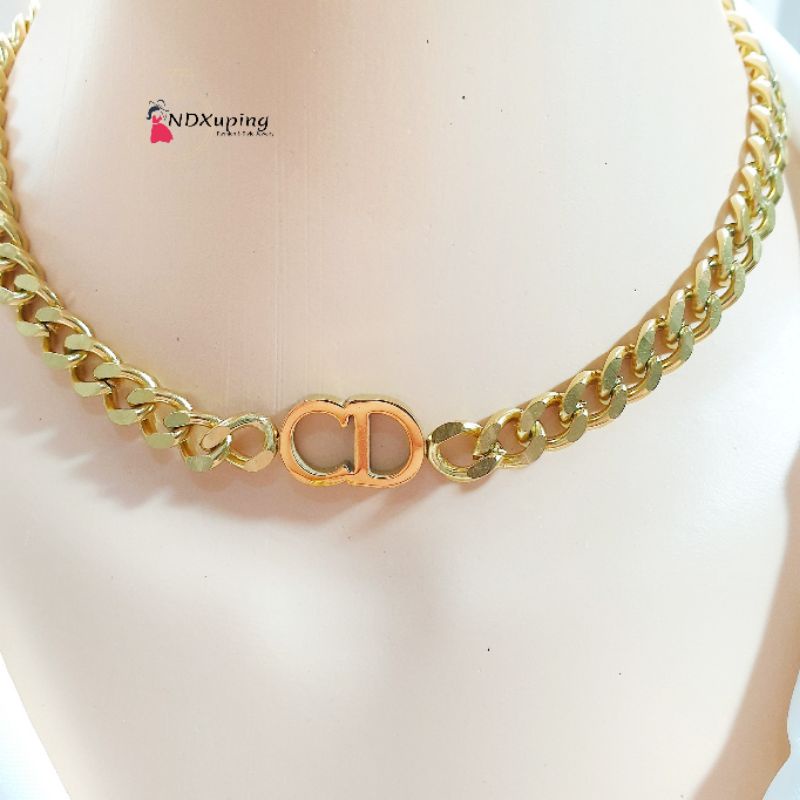 Kalung Rantai Sisik Naga Gold Dan Rosegold N11012205