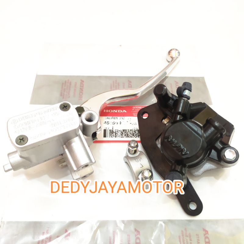 Master rem atas assy Scoopy karbu + silver sepaket Dudukan spion kiri + handle Kiri scoopy injeksi scoopy esp nom cbs