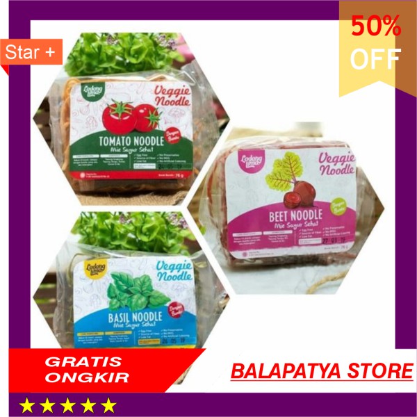 

TERMURAH Mie Ladang Lima vegie Noddles egg free gluten free 76 g