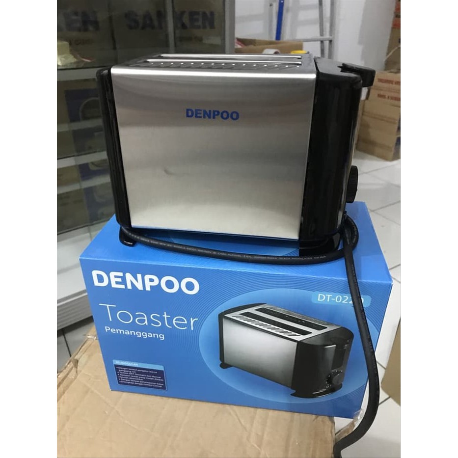 Toaster/Pemanggang Roti Denpoo DT 022D