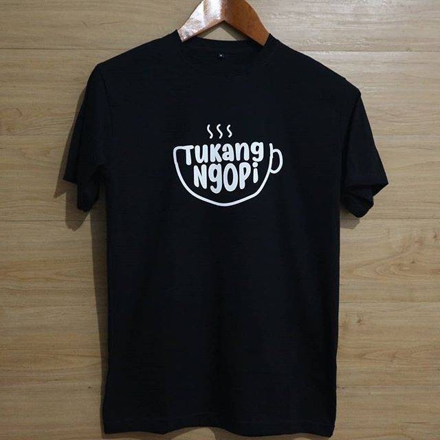 PROMO KAOS  TUKANG NGOPI  KATUN COMBAD REAL PICK ALL SIZE 