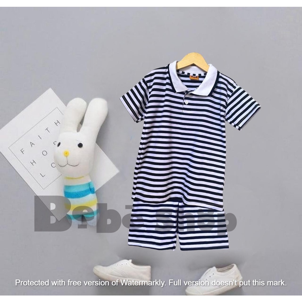 Dres anak motif salur usia1 sampai 6 tahun bahan katun//baju anak laki-laki//baju anak perempuan