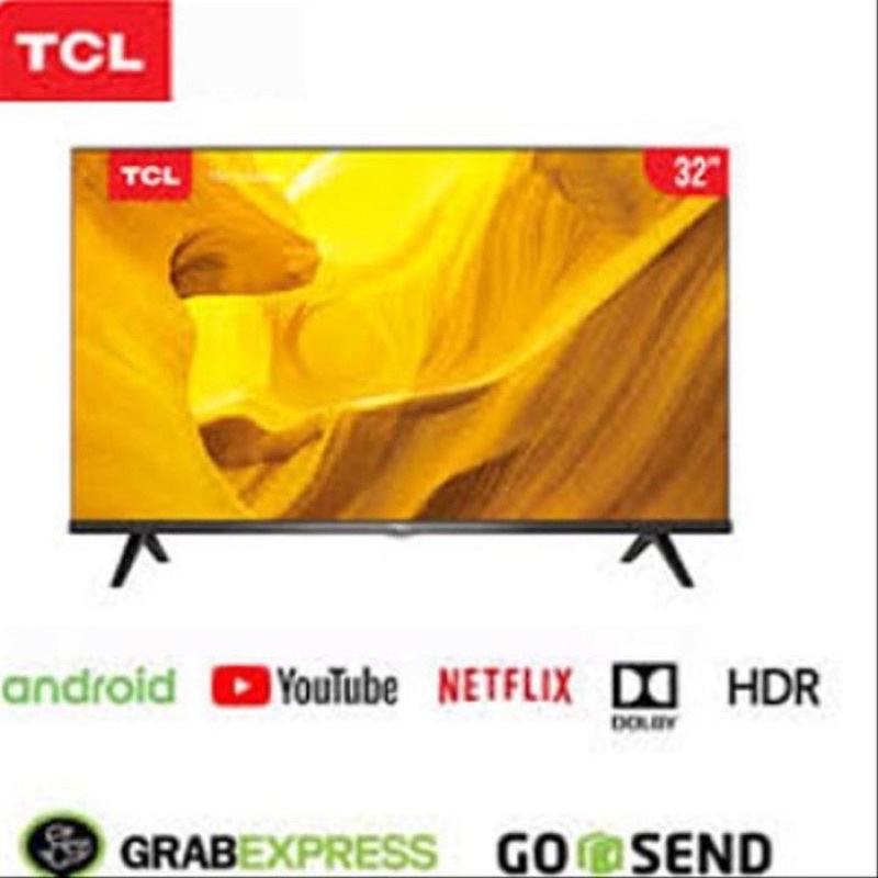 TCL LED 32 inch 32A5+ SMART ANDROID 11 YOUTUBE - NEW!! Garansi Resmi