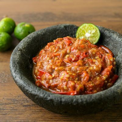 

Tambahan / Ekstra Sambal Terasi Siap Saji Homemade 150ml halal Pelengkap Ayam Ungkep Kampung