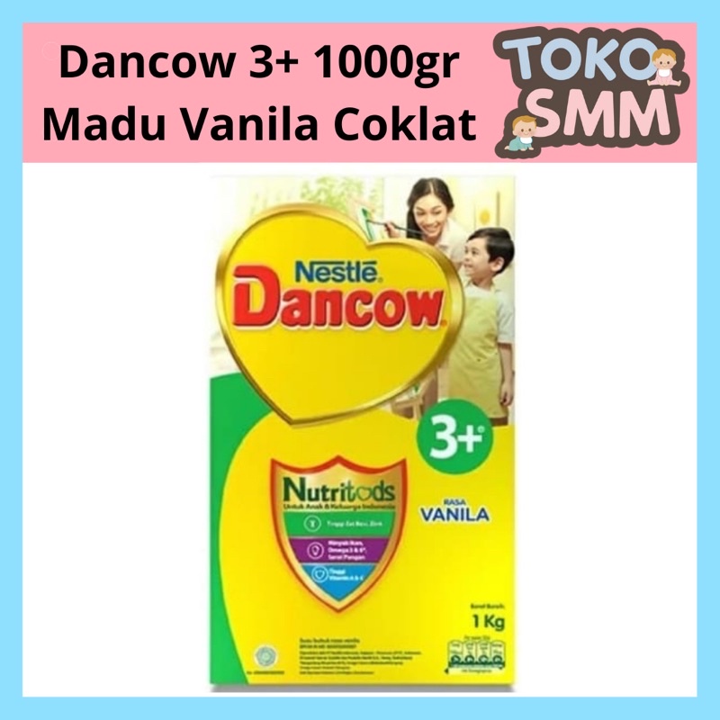 

Dancow 3+ 1000gr Vanila/madu susu anak - SMM MART