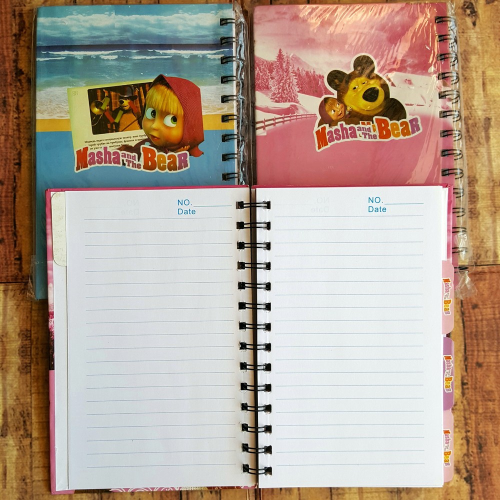 Notepad Spiral Masha and the Bear