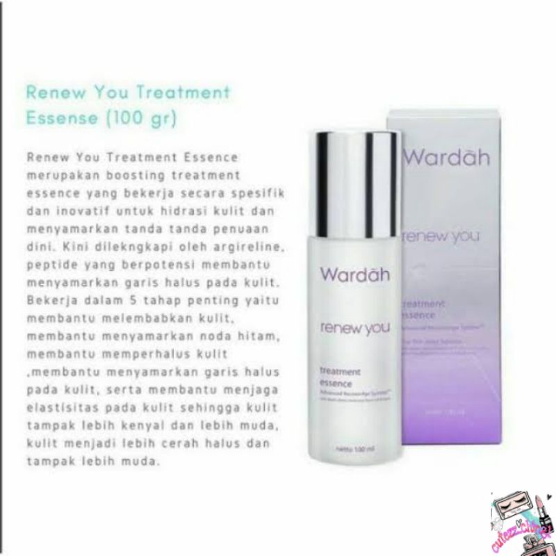 ☃Cutezz_Ching1☃New!!Wardah Renew You Toner Essence 100ml