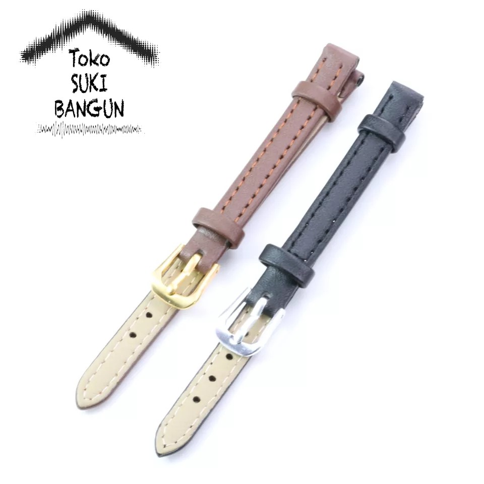 TALI JAM 8mm Leather PLAIN Soft Watch Band Strap