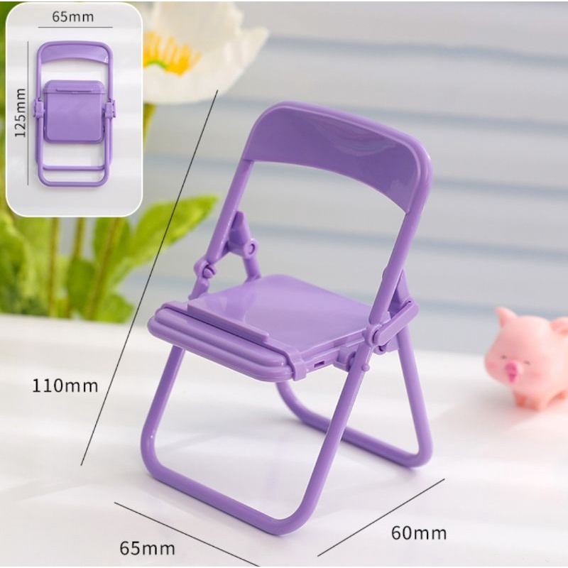 Holder Desk Hp Kursi Warna Lucu Unik Folding Hape