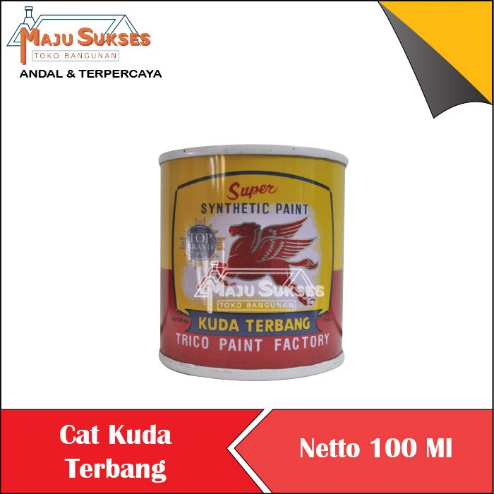 CAT KUDA TERBANG KALENG KECIL 100 ML 0 1 KG BESI KAYU CAT KUDA TERBANG KALENG KECIL 100 ML 0 1 KG BESI KAYU
