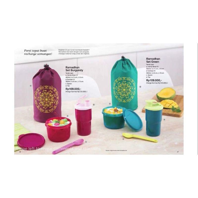 Ramadhan Set / Tupperware