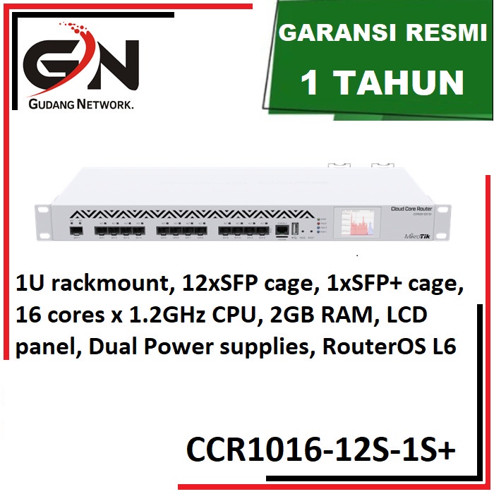 MikroTik CCR 1016 12S 1S+ V2 CCR1016-12S-1S+ V2