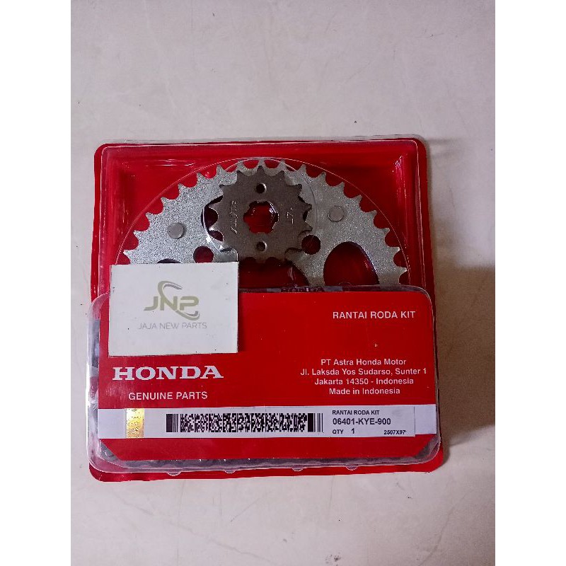 Jual GEAR SET HONDA MEGAPRO NEW/MONOSHOK,VERZA 125/150,CB 150,CBR 150,SONIC fi (KYE) Indonesia