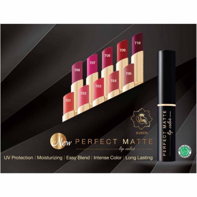 Viva lipstik Queen Perfect Matte Lip Color lipstik matte viva