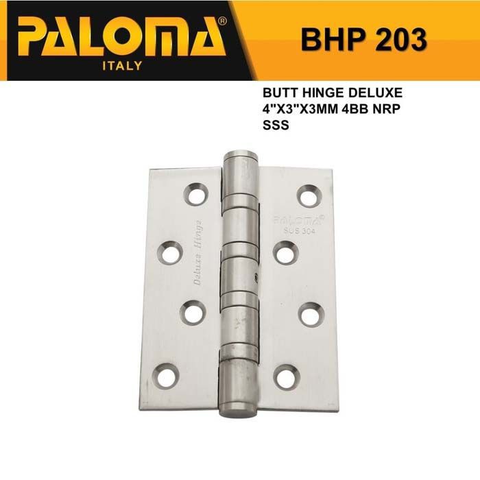 Engsel Pintu Jendela Paloma QHBHP 203 - 4" inch Engsel Pintu Stainless SUS 304 - SSS Murah Kualitas