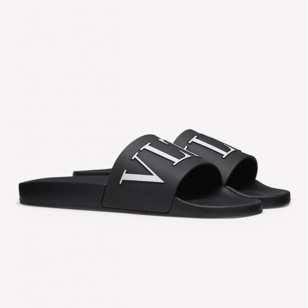 Vlentino VLTN Slides Black/White 100% Authentic