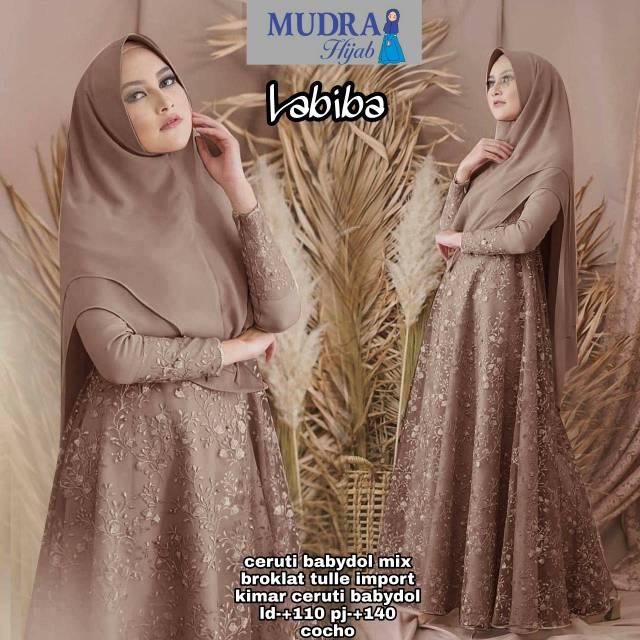 Labiba Syari Gamis Pesta by Mudra