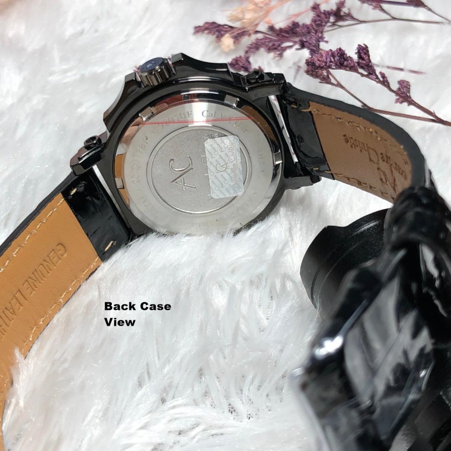 ORIGINAL Jam Tangan Wanita Alexandre Christie Collection AC 9205 / AC9205 / 9205 Leather