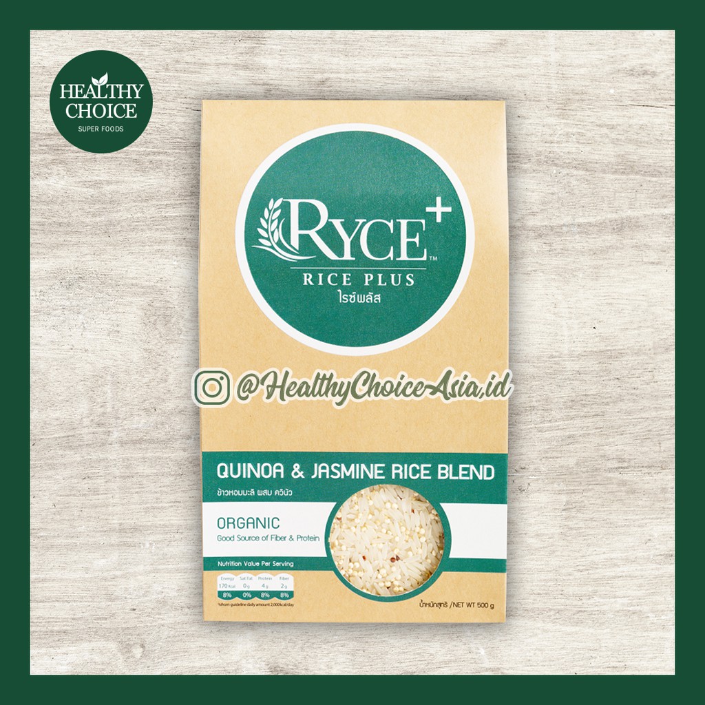

Organik Beras Jasmine Premium & Quinoa 500gram Healthy Choice Asia Rice Blend