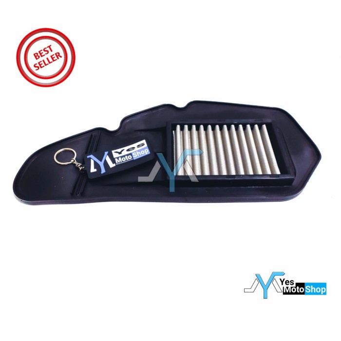 AIR FILTER UDARA STAINLESS VARIO 125 VARIO 150 LED MODEL FERROX       .