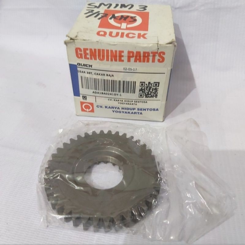 Gear 38T Untuk Cakar Baja ( Bajak Cakar Baja) Original Quick