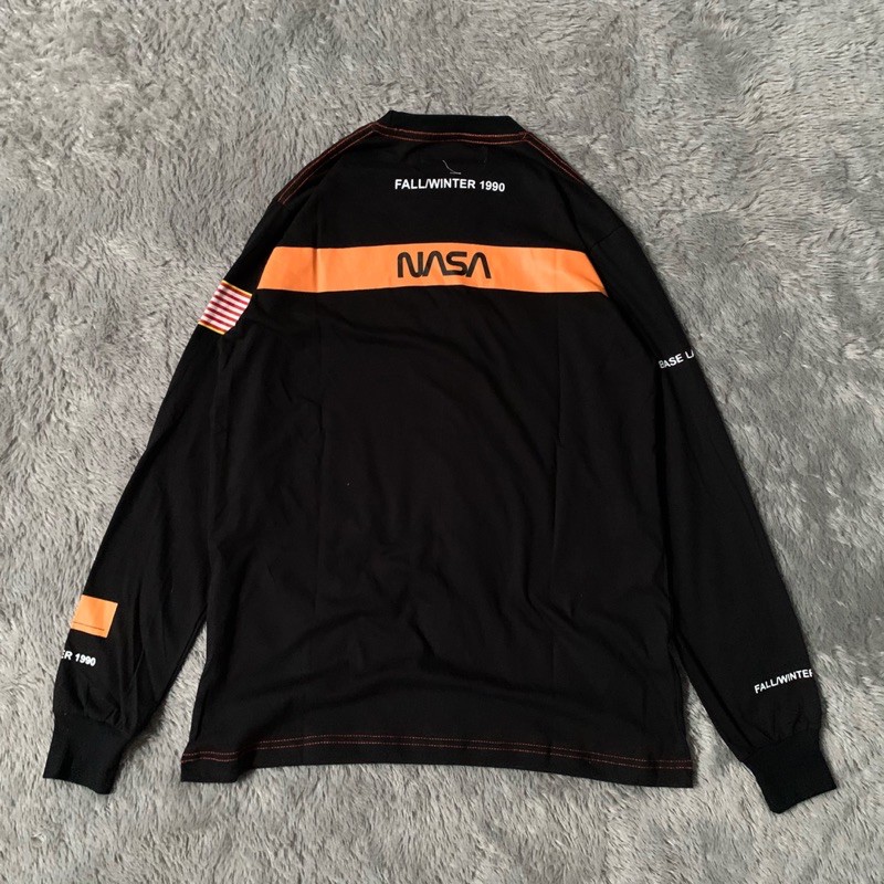 Kaos Tshirt Longsleeve Nasa X Heron Preston Mirror