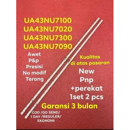 LAMPU LED BL BACKLIGHT SAMSUNG 43NU UA43NU7100 UA43NU7020 UA43NU7090 43NU7300 43NU7100 43NU7090 UA43