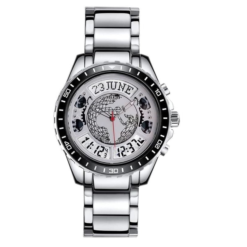 Jam Tangan Pria Muslim - Mikat Muslim Watch - Jam Tangan Muslim 1 Set