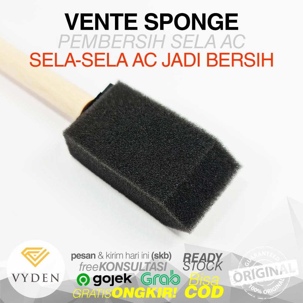 VYDEN Vente Sponge Brush Busa Pembersih Kisi AC Sela-Sela Interior Grill MURAH