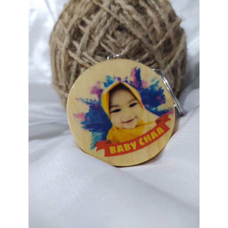 gantungan kunci kayu custom fotokayu / foto kayu custom