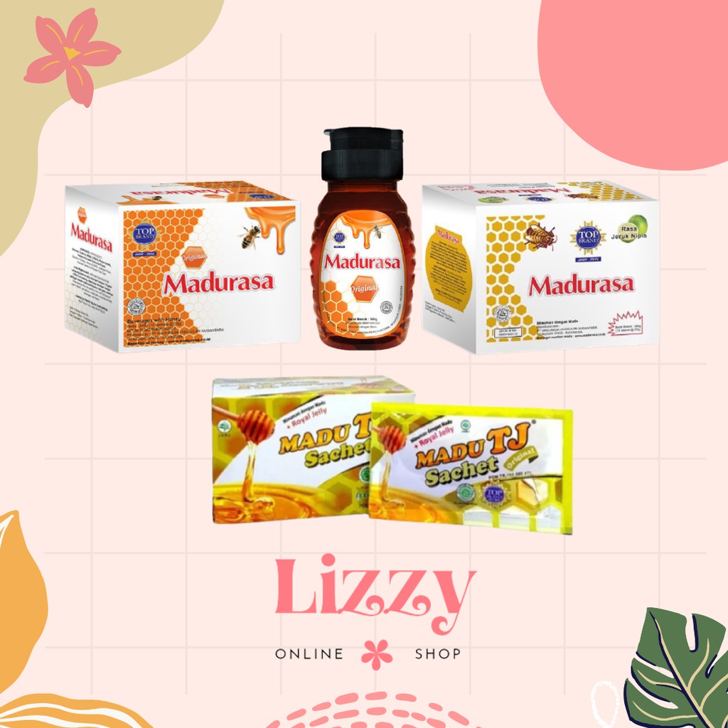 Madurasa Original | Jeruk Nipis | Madu TJ Kemasan Box 300g isi 12 Sachet @25g