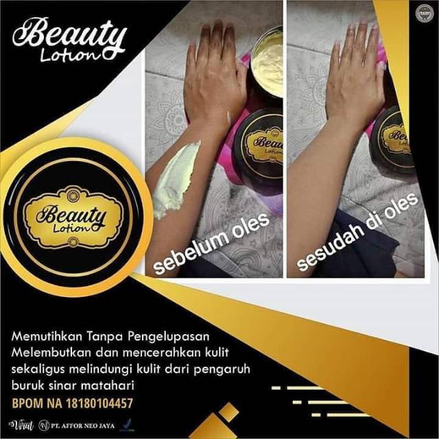 [share in]Beauty lotion Viral kuning Original BPOM Logo MUI TERBARU