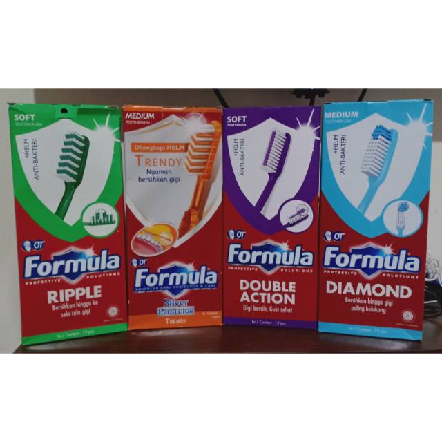 Formula sikat gigi