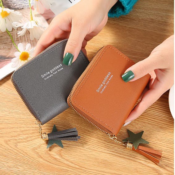 TASBLUE Dompet Lipat Mini Wanita D03 Fashion Dompet Wanita Impor Dompet Wanita Dompet Koin Mini Dompet Fashion