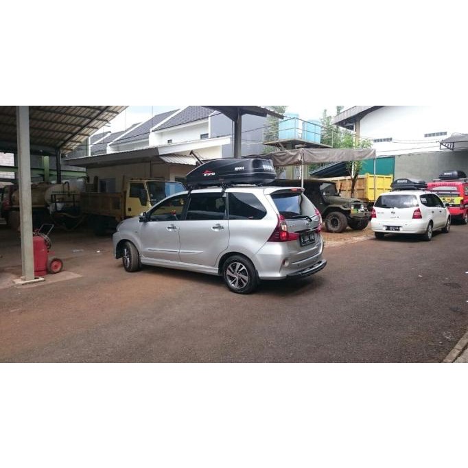 New Pajero Sport Roofbox Whale Bagasi Tambahan Bromo Roof Rack Box